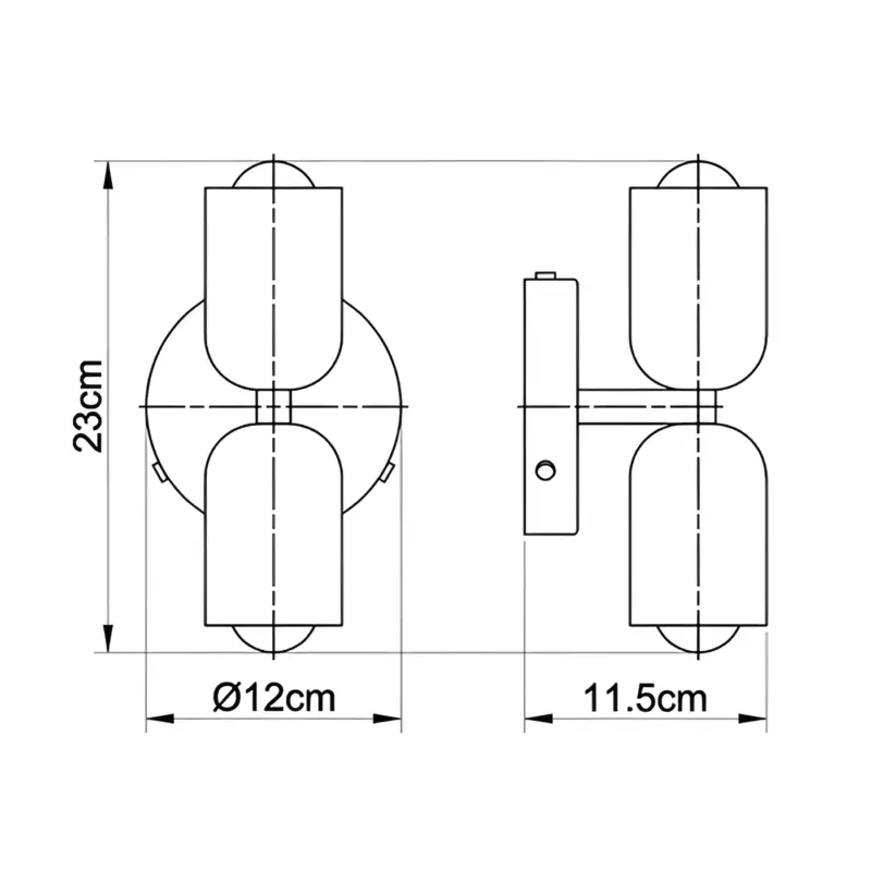 AcrylCapsule Wall Light Wall Light With Two Heads Wall Lights for Interiors tag1