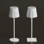 AcrylLume Wireless LED Table Lamp with Pleated Inspiration tag1