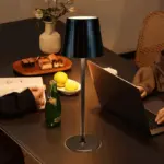 AcrylLume Wireless LED Table Lamp with Pleated Inspiration tag1