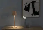 AcrylLume Wireless LED Table Lamp with Pleated Inspiration tag1
