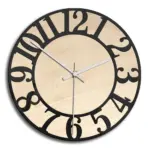 Acrylic Analogue Wall Decor Clock for Home