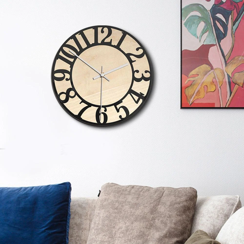 Acrylic Analogue Wall Décor Clock for Home -
