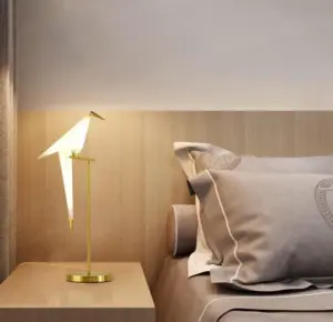 Acrylic Bird Floor Lamp