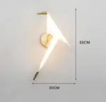 Acrylic Bird Floor Lamp