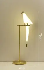 Acrylic Bird Floor Lamp