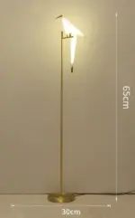 Acrylic Bird Floor Lamp