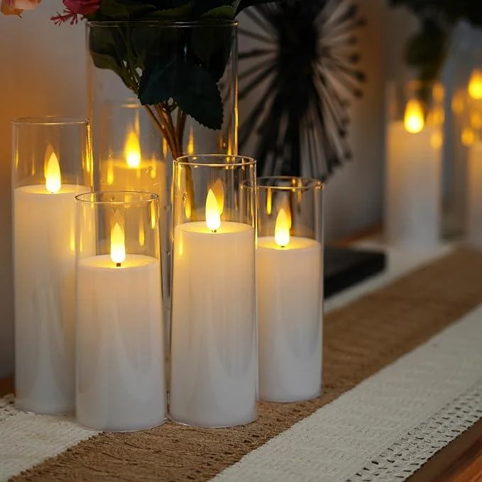 Acrylic Candle 9-Piece Set -