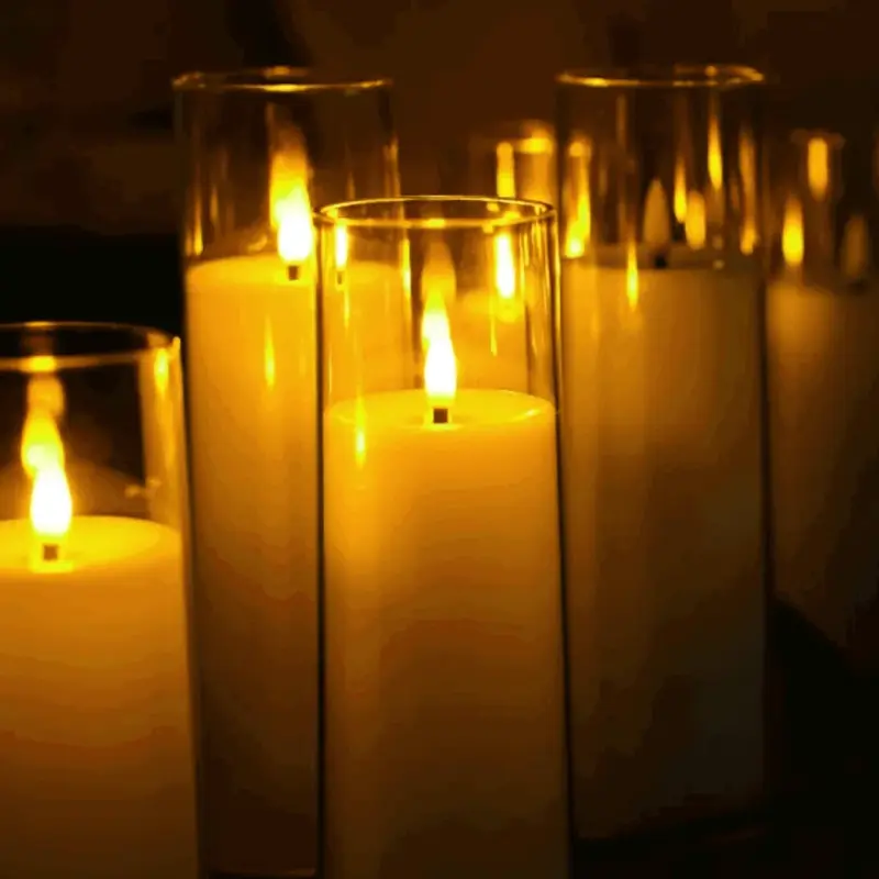 Acrylic Candle 9 Piece Set