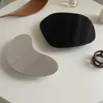 Acrylic Irregular Black Mirror Decorative Tray