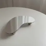 Acrylic Irregular Black Mirror Decorative Tray