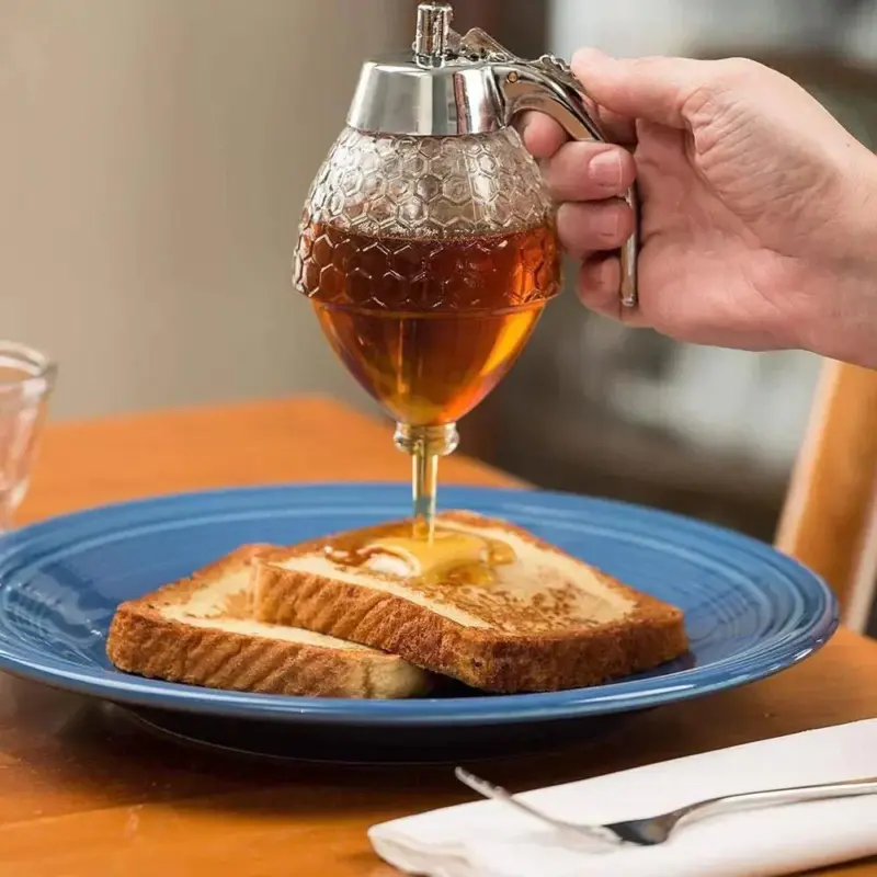 Acrylic Jam Funnel Honey Dispenser tag1