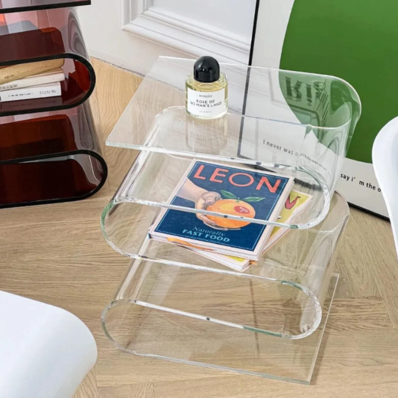 Acrylic Side Table -