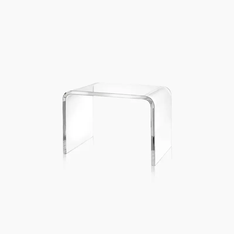 Acrylic Transparent Glass Multi Purpose Side Table