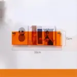 Acrylic Wall Mounted Floating Magazine Holder tag1