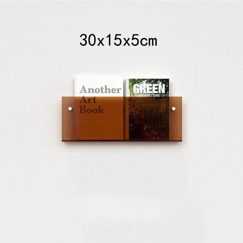 Acrylic Wall Mounted 'Floating' Magazine Holder -  - #tag1#