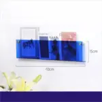 Acrylic Wall Mounted Floating Magazine Holder tag1