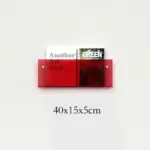 Acrylic Wall Mounted Floating Magazine Holder tag1