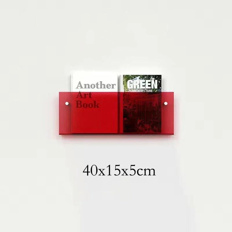 Acrylic Wall Mounted 'Floating' Magazine Holder -  - #tag1#