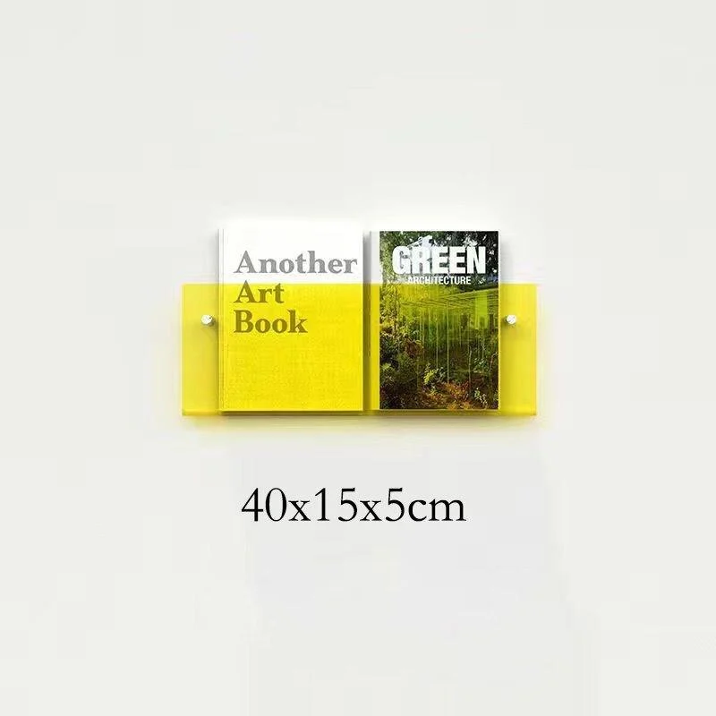 Acrylic Wall Mounted 'Floating' Magazine Holder -  - #tag1#