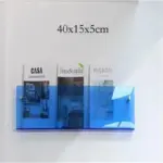 Acrylic Wall Mounted Floating Magazine Holder tag1