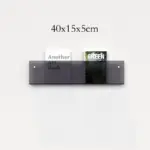 Acrylic Wall Mounted Floating Magazine Holder tag1