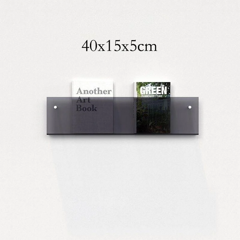 Acrylic Wall Mounted 'Floating' Magazine Holder -  - #tag1#