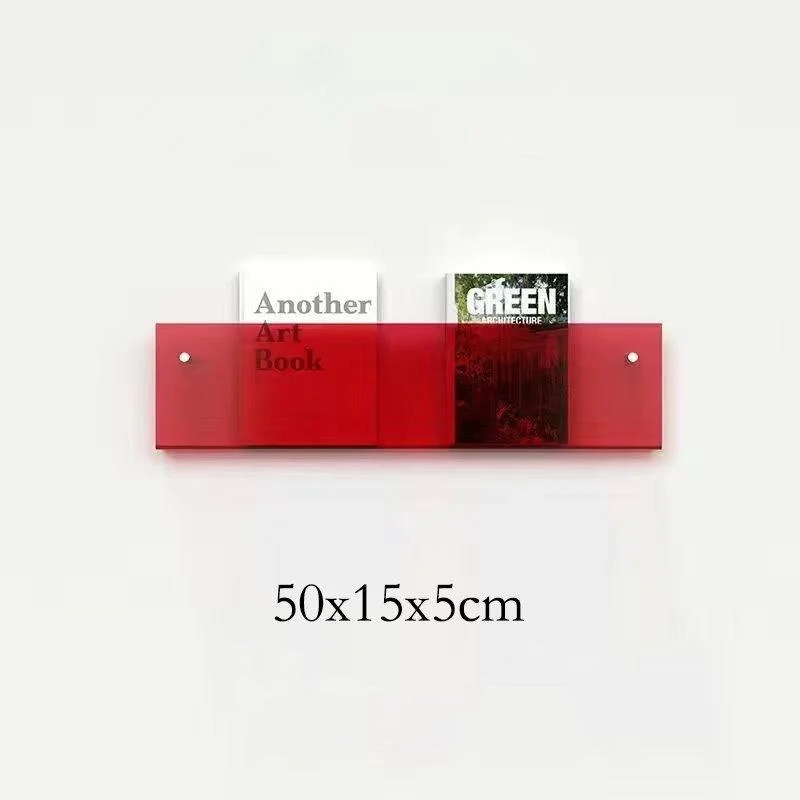 Acrylic Wall Mounted 'Floating' Magazine Holder -  - #tag1#