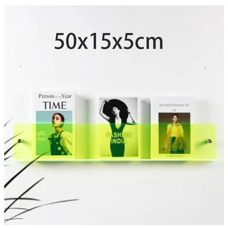 Acrylic Wall Mounted 'Floating' Magazine Holder -  - #tag1#
