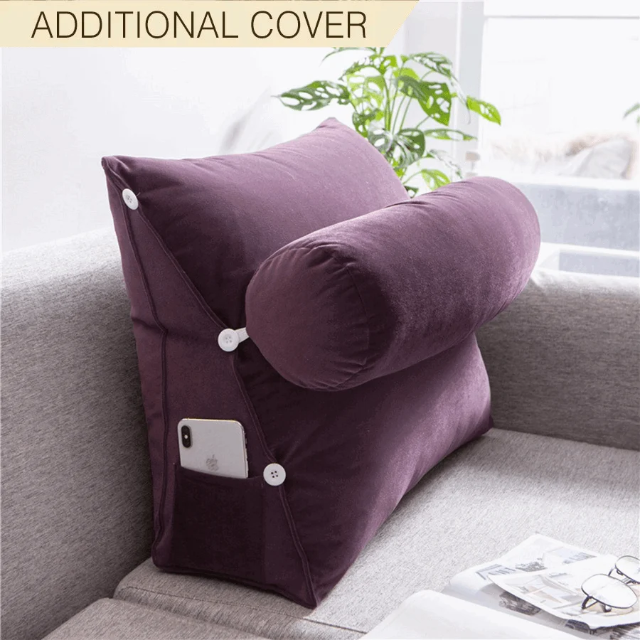 Additional Cover For Luxury Adjustable Backrest Pillow -  - #tag1#