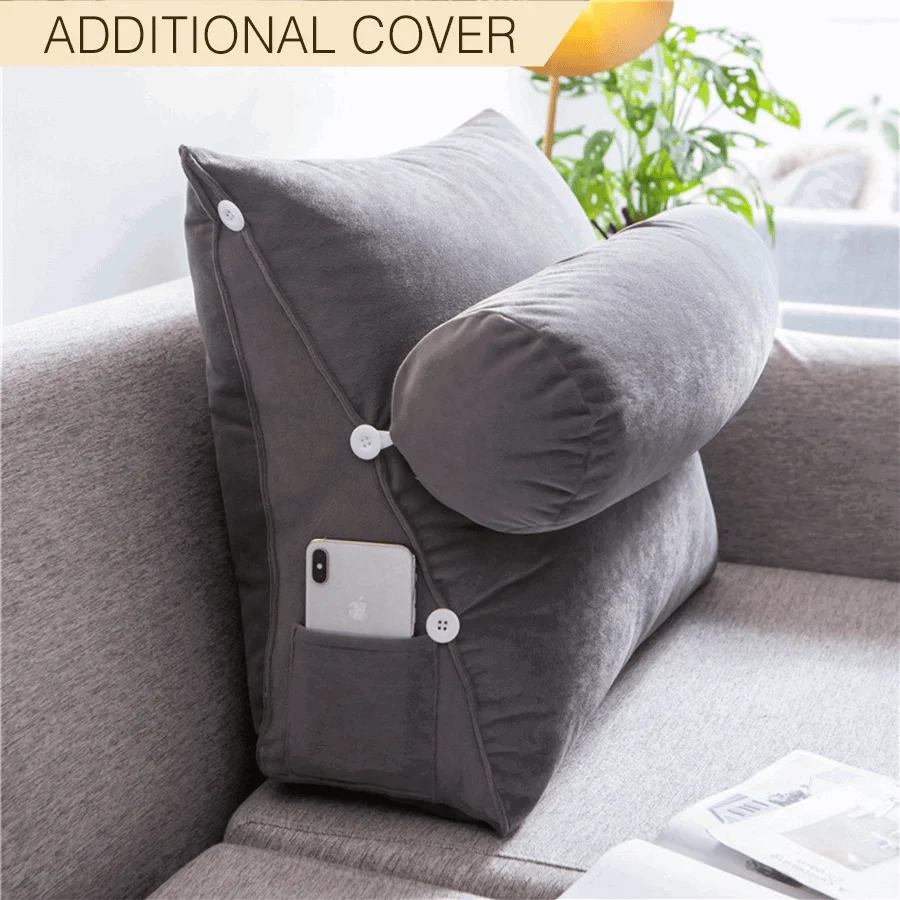 Additional Cover For Luxury Adjustable Backrest Pillow -  - #tag1#