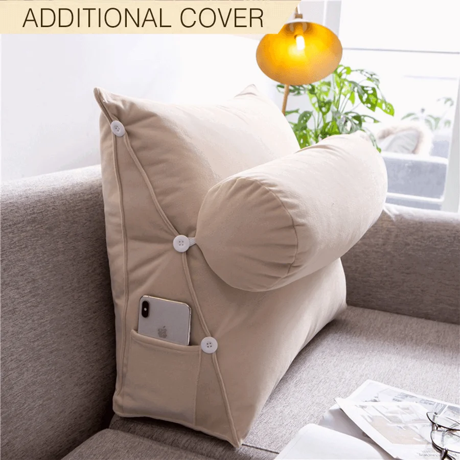 Additional Cover For Luxury Adjustable Backrest Pillow -  - #tag1#