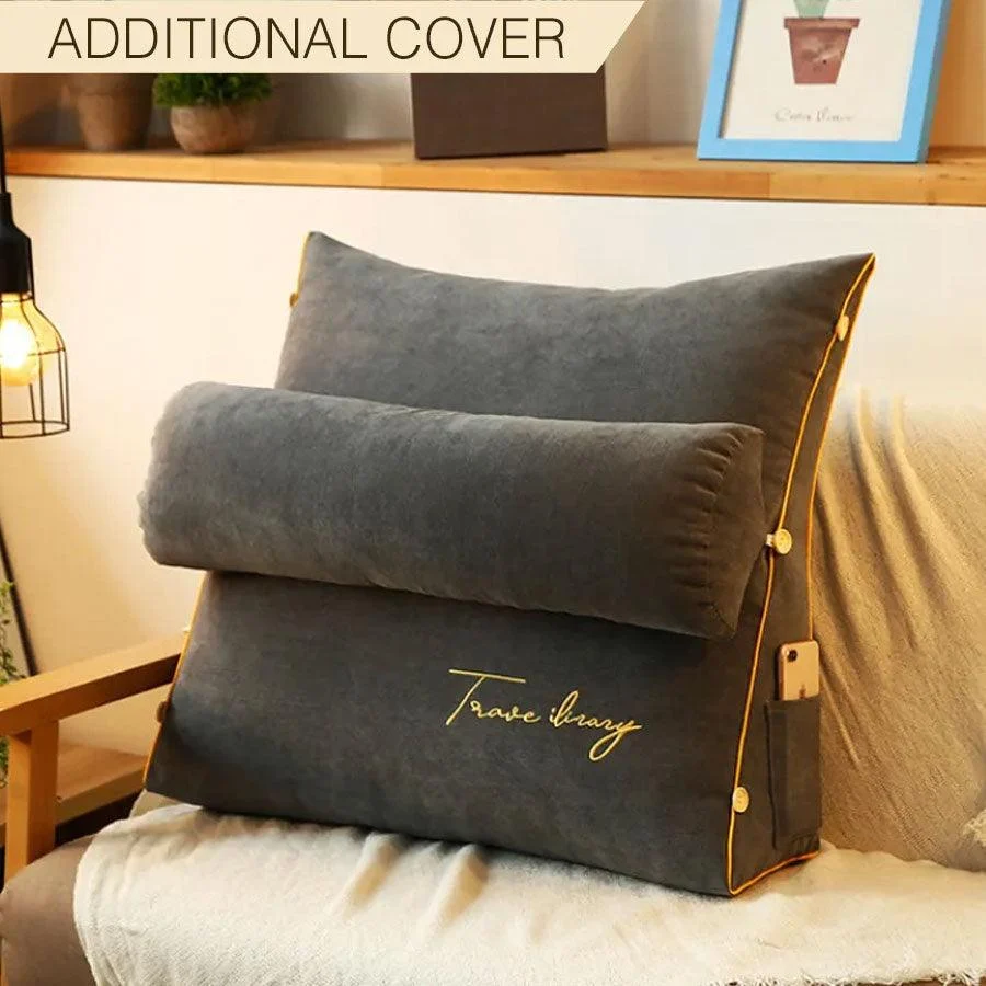 Additional Cover For Luxury Backrest Reading Pillow -  - #tag1#