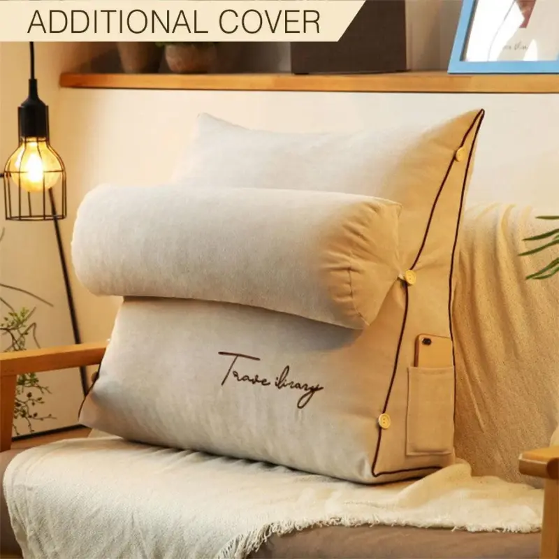 Additional Cover For Luxury Backrest Reading Pillow tag1