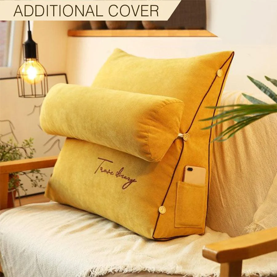 Additional Cover For Luxury Backrest Reading Pillow -  - #tag1#