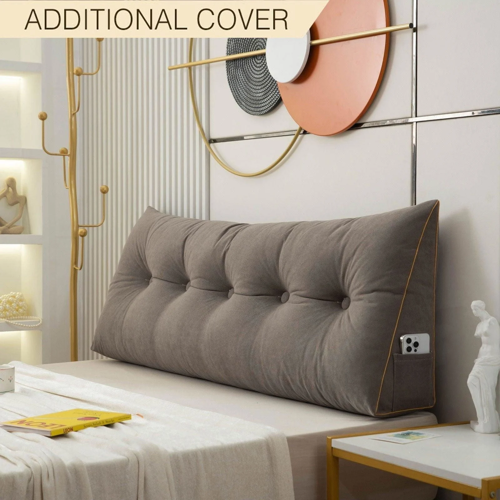 Additional Cover For Luxury Chic Wedge Pillow -  - #tag1#