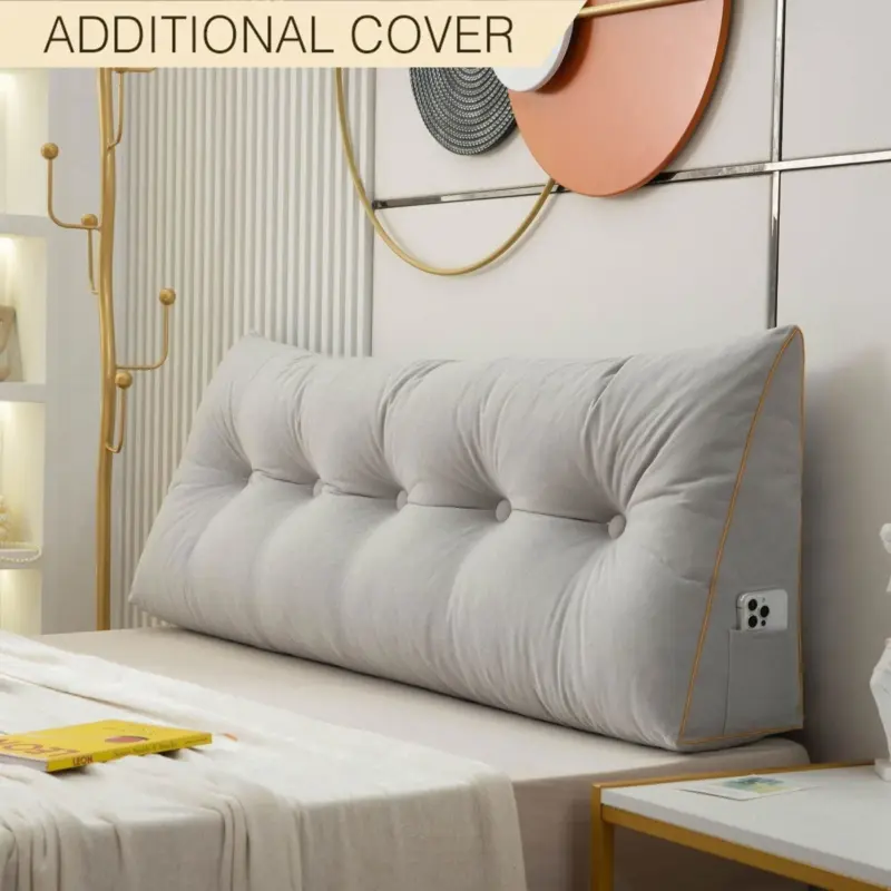 Additional Cover For Luxury Chic Wedge Pillow tag1