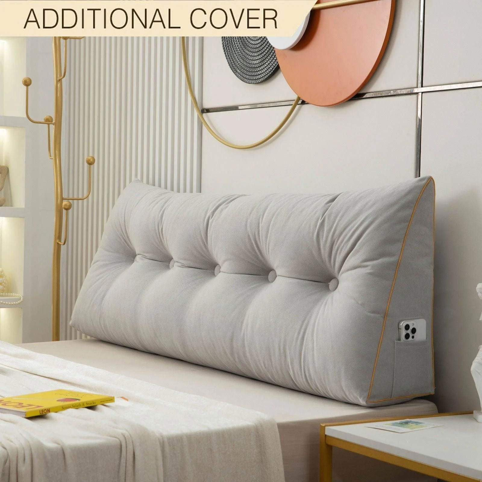 Additional Cover For Luxury Chic Wedge Pillow -  - #tag1#
