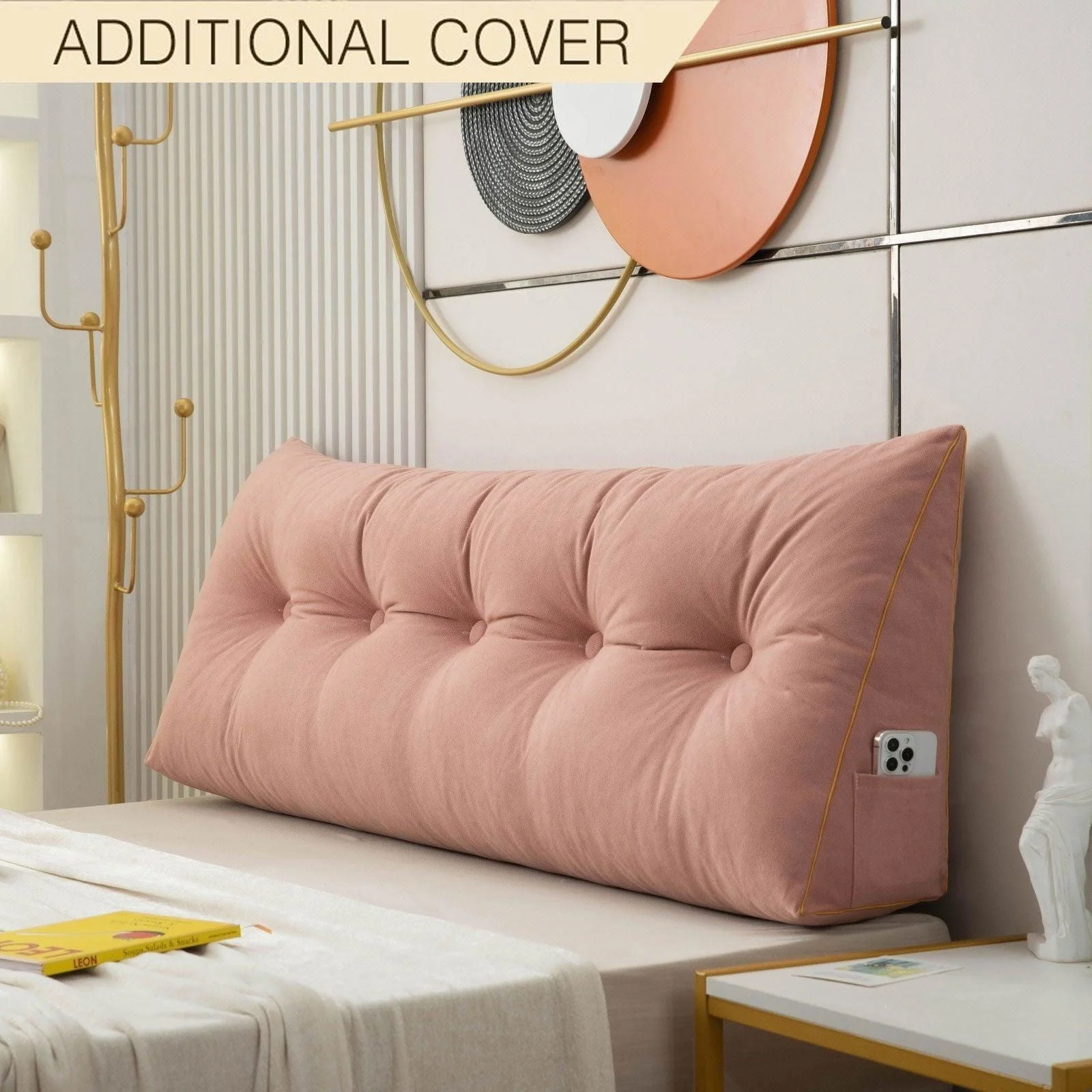 Additional Cover For Luxury Chic Wedge Pillow -  - #tag1#