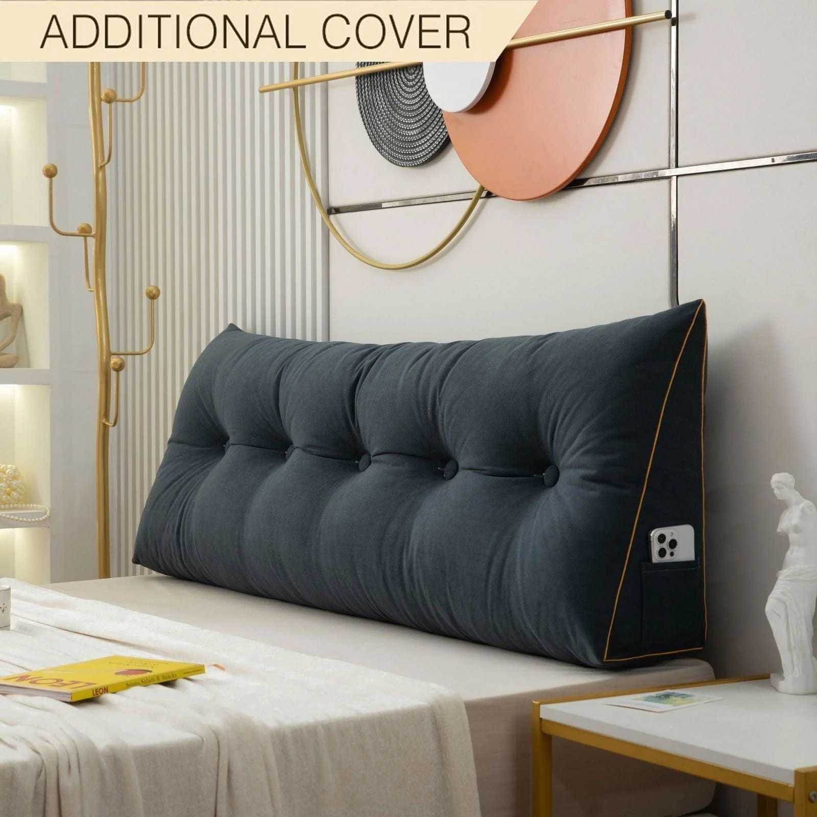Additional Cover For Luxury Chic Wedge Pillow -  - #tag1#