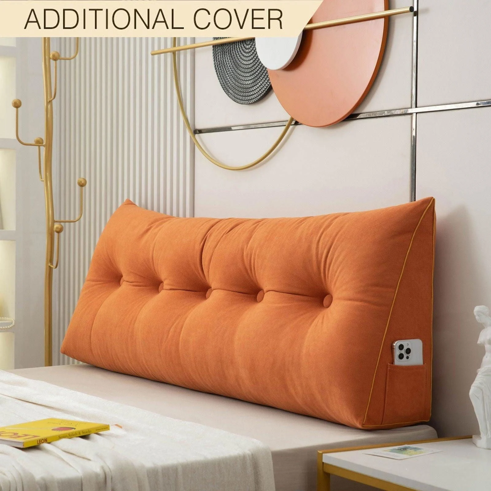 Additional Cover For Luxury Chic Wedge Pillow -  - #tag1#