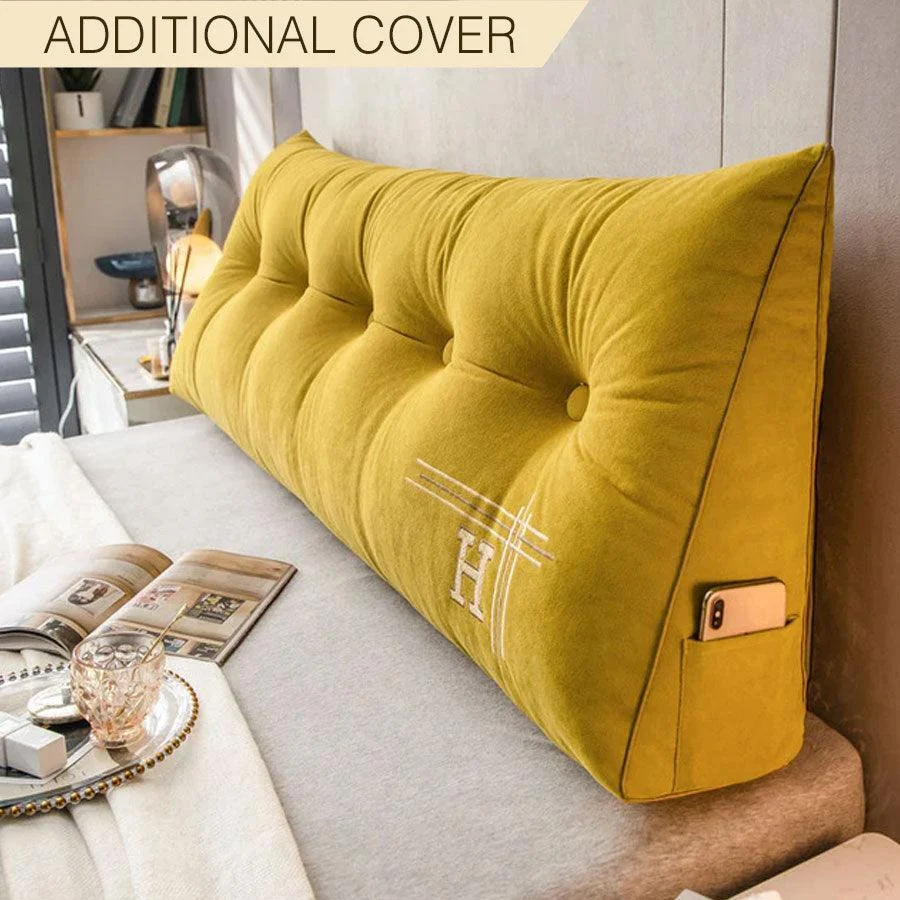Additional Cover For Luxury Custom Embroidered Wedge Pillow -  - #tag1#