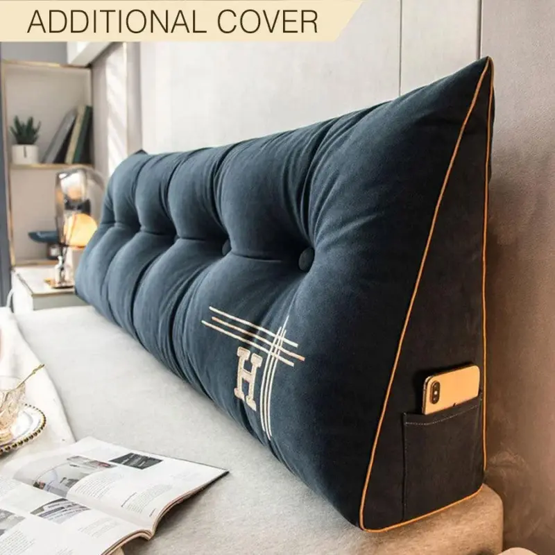 Additional Cover For Luxury Custom Embroidered Wedge Pillow tag1