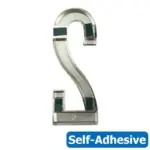 Adhesive 4 101mm Height House Number Sticker Door Number for House Digits Zinc Alloy Satin Nickel d551c7e8 dd7b 4d93 86c1 d8c3be3e7f60