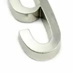 Adhesive 4 101mm Height House Number Sticker Door Number for House Digits Zinc Alloy Satin Nickel f1cc6950 274f 4371 8023