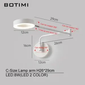 Adjustable Bedside Lamp For Bedroom