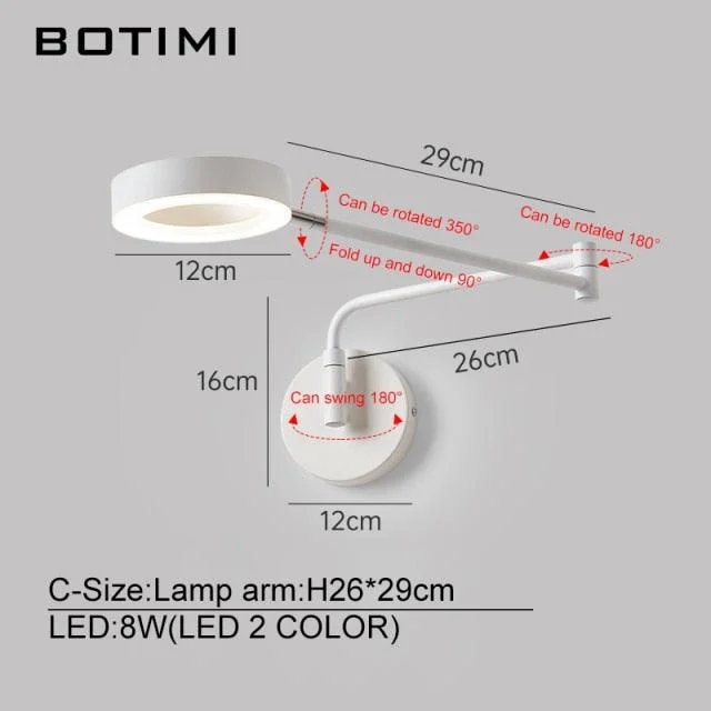 Adjustable Bedside Lamp For Bedroom -  - #tag1#