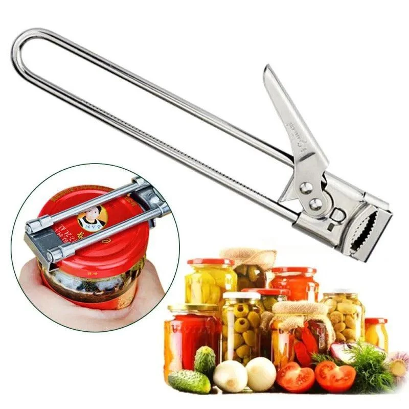 Adjustable Jar & Bottle Opener Multifunctional Stainless Steel Can Opener -  - #tag1#