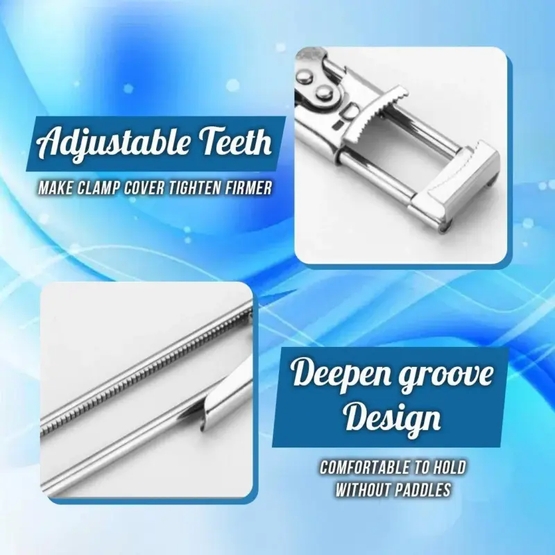 Adjustable Jar Bottle Opener Multifunctional Stainless Steel Can Opener tag1