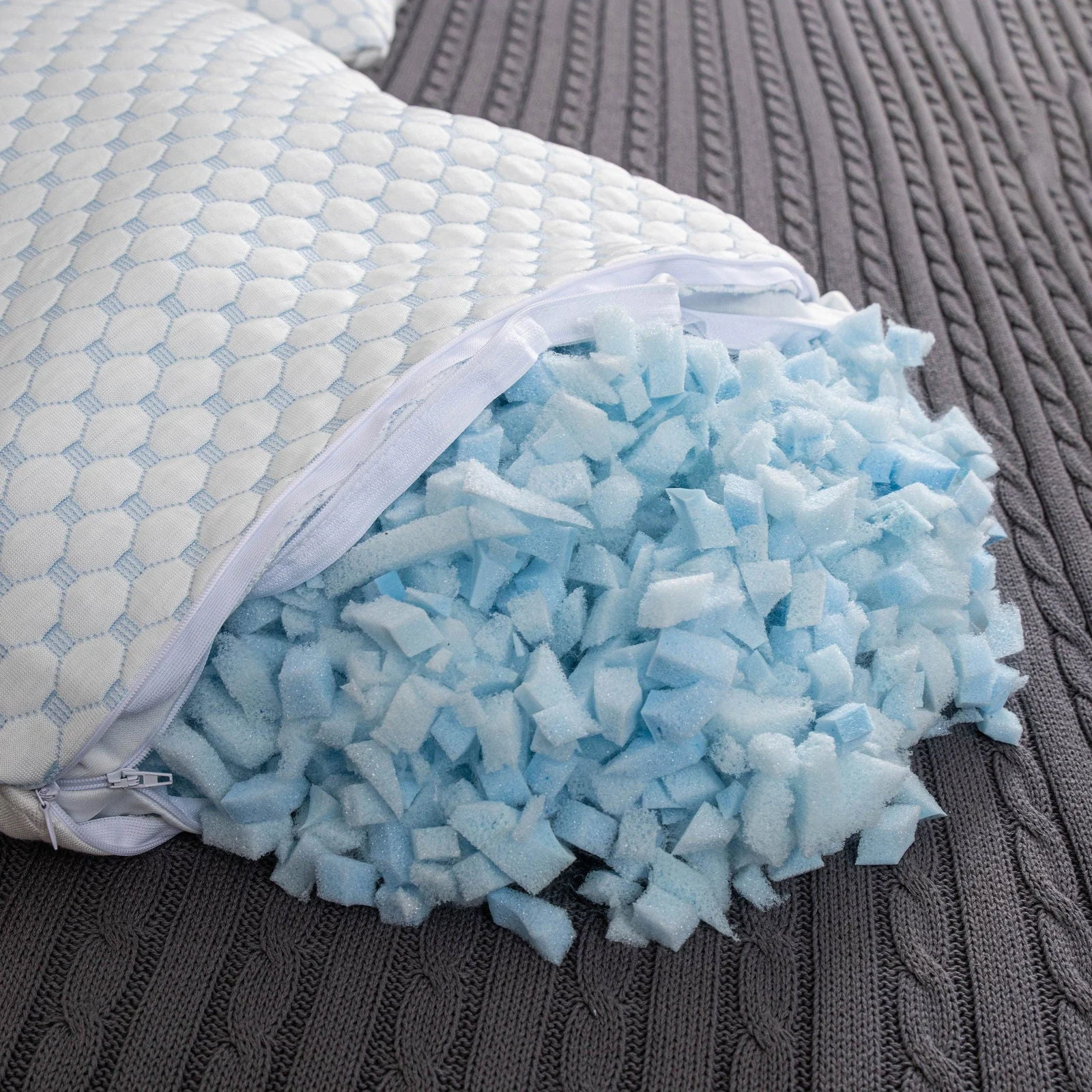 Adjustable Memory Foam Freeform Pillow -  - #tag1#