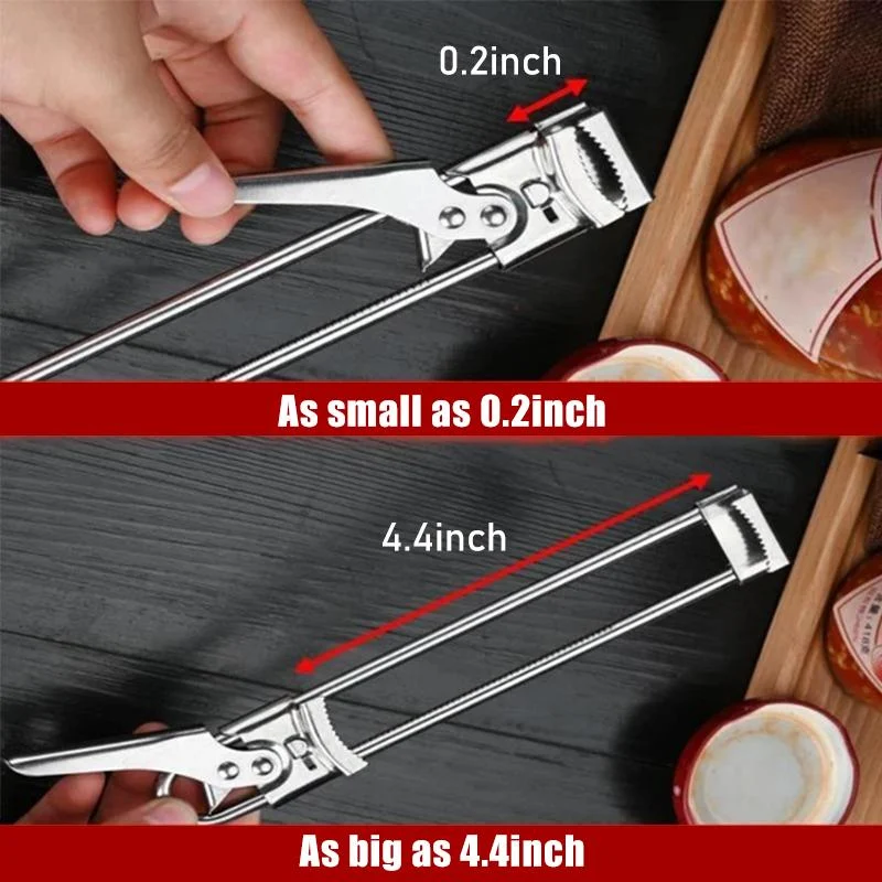 Adjustable Multifunctional Stainless Steel Can Opener -  - #tag1#